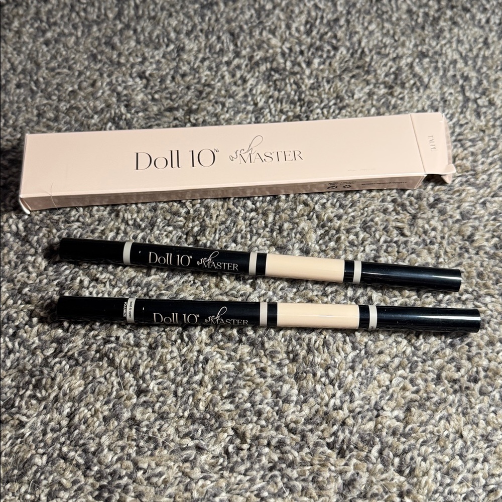 Doll 10 Arch Master Dual-Ended Brow Pencil 2 Pack -Taupe